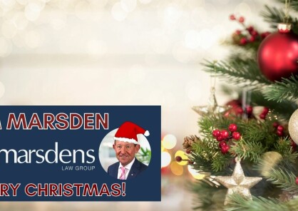 Jim Marsden - Marsdens Law Group - Merry Christmas