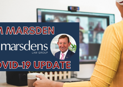 Jim Marsden - Marsdens Law Group - Update