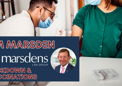 Jim Marsden - Marsdens Law Group - Lockdown & Vaccinations